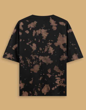 Brown Tie Dye Oversized T-Shirt