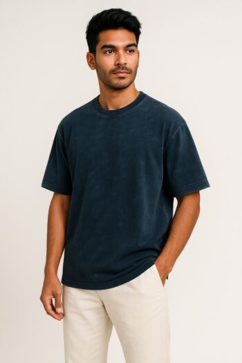 Galexy Acid Washed Oversized Tee